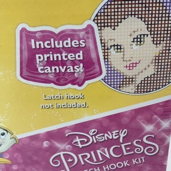 Disney Princess Bell Latch Hook Kit Crafts Kids 6+ - Picture 5 of 13